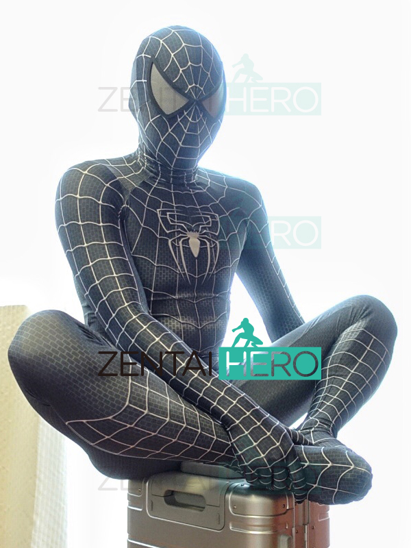 3D Printed Black Raimi Spider-Man Costume Raimi Spiderman Suit