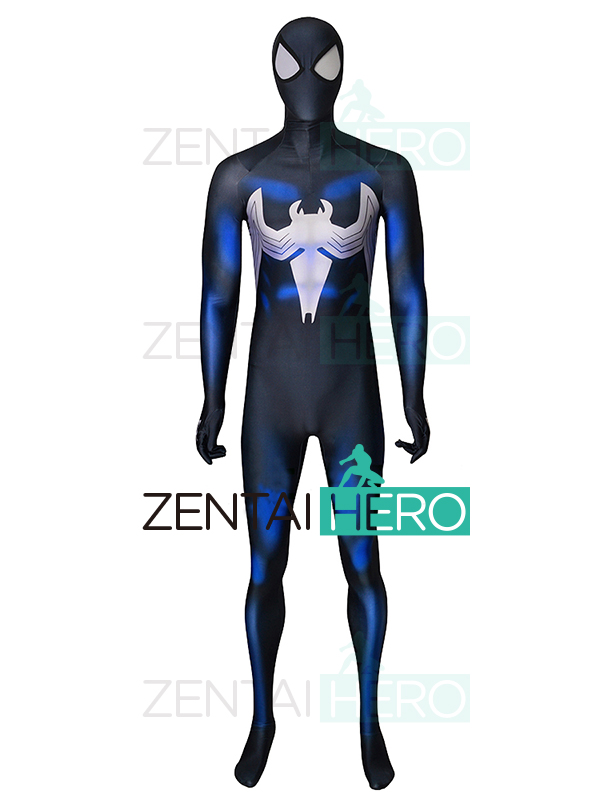 2019 Cosplay Venom Spiderman Costume Spidey Bodysuit Symbiote