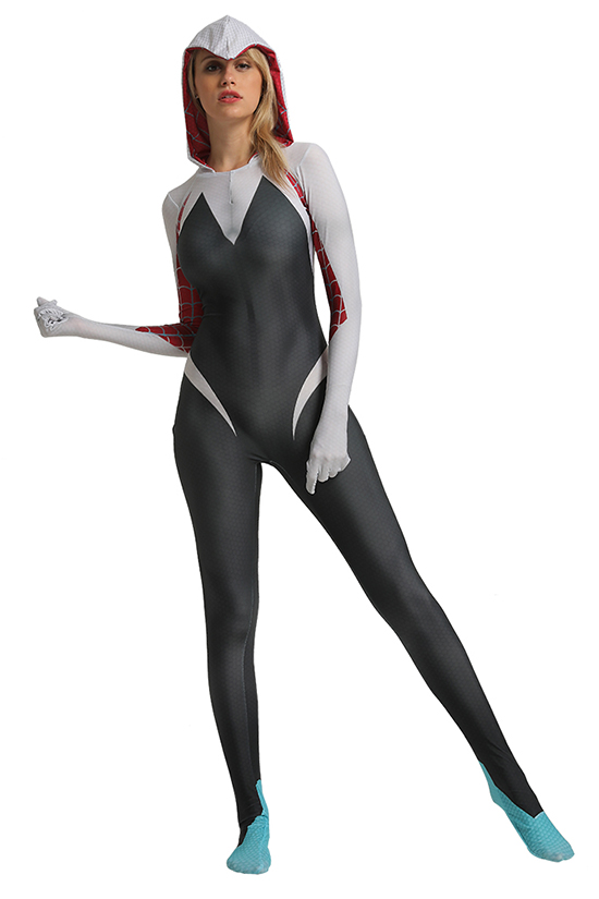 Cheap 3D Printing Spider-man Cosplay Costume Gwen Stacy Costume