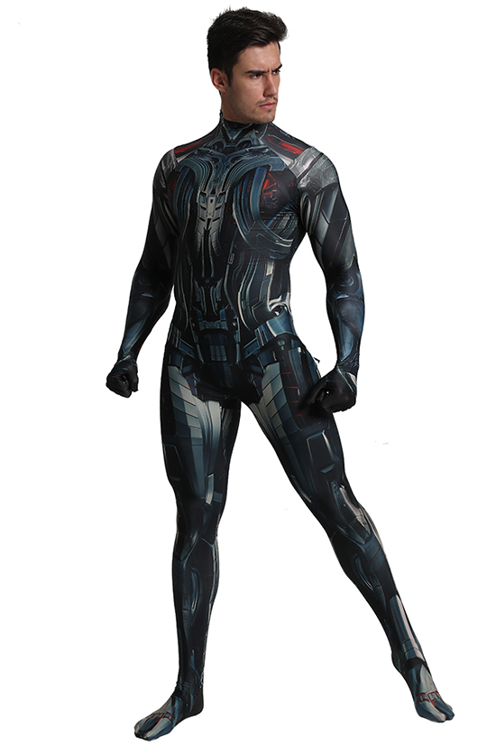 Cheap 3D Printed Avengers Ultron Cosplay Costumes Halloween