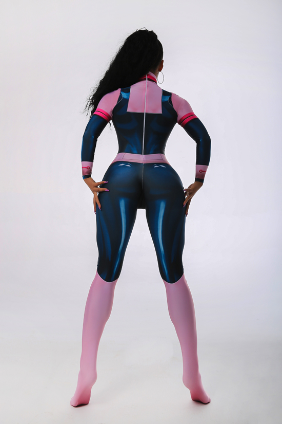 Cheap 3D Printed My Hero Academia Uraraka Cosplay Costume