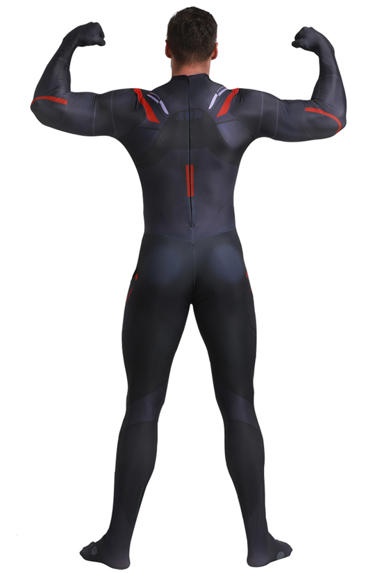 Cheap 3D Printed Game Suit Male Halloween Cosplay Costume