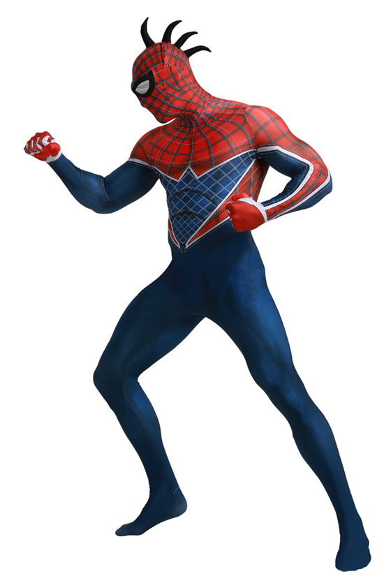 3D Printing Spider-Punk Costume Punk-Rock Spider-man Costume