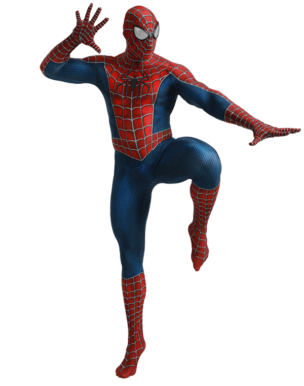 Cheap 3D Printing Raimi Spiderman Cosplay Costume Halloween