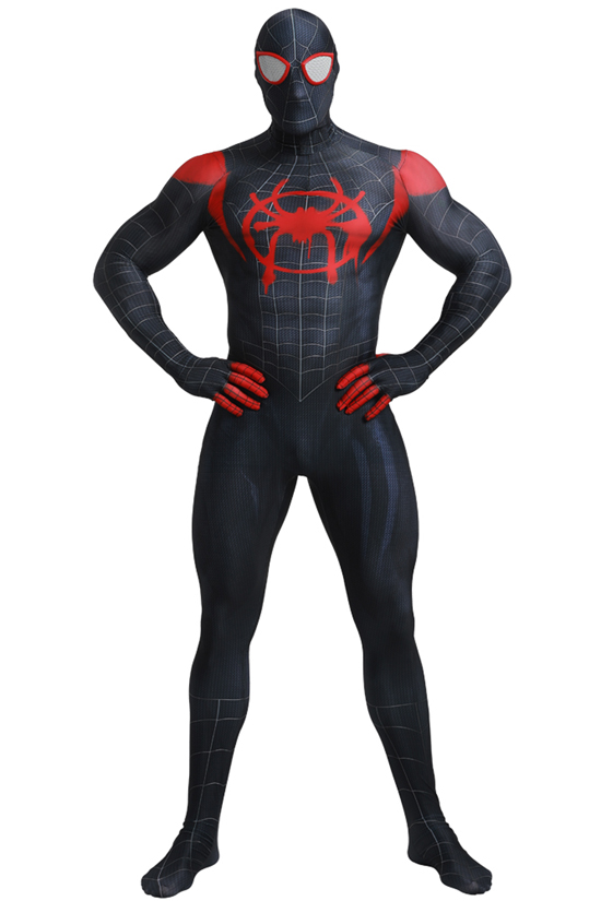 Spider-Man: Into the Spider-Verse Miles Morales Cosplay Costume