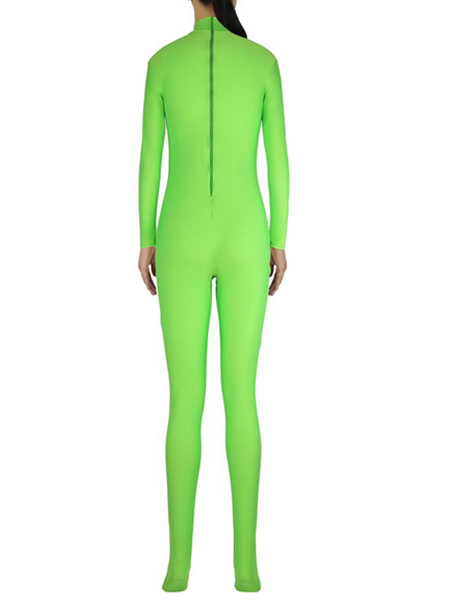 Light Green Lycra Spandex Leotard Tights Catsuits