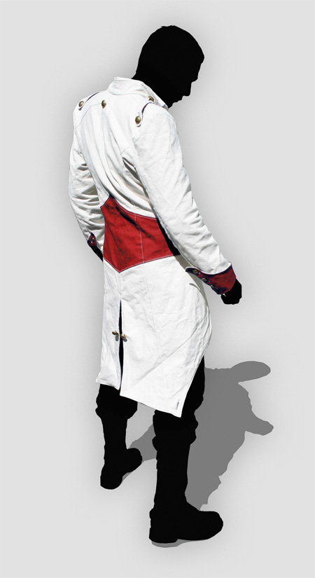 Assassin's Creed III Connor Red And White Jacket Cosplay Costum