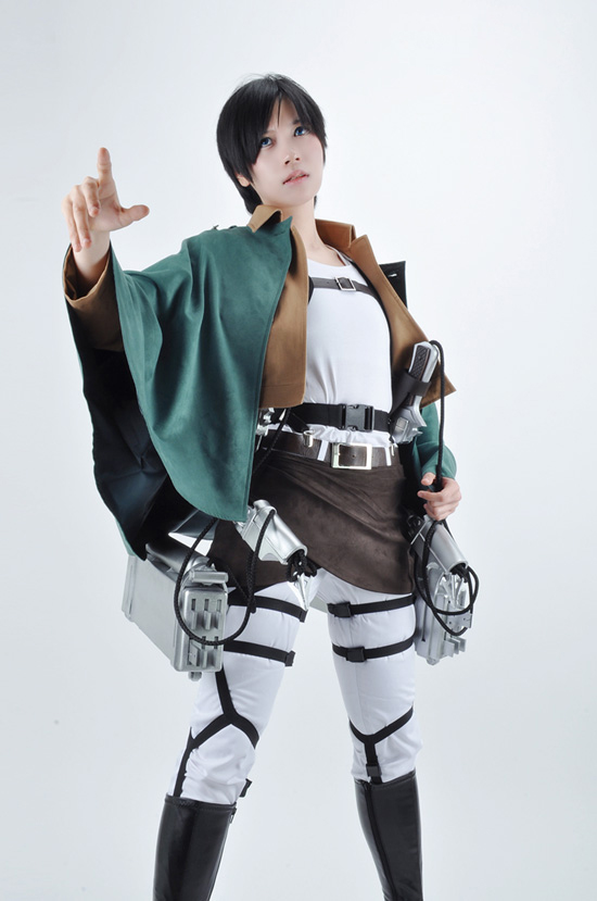 Attack on Titan Eren Jaeger The Recon Corps Uniform Outfits Cosp