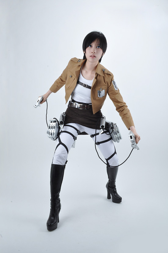 Attack on Titan Eren Jaeger The Recon Corps Uniform Outfits Cosp