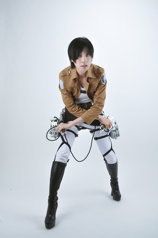 Attack on Titan Eren Jaeger The Recon Corps Uniform Outfits Cosp