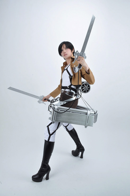 Attack on Titan Eren Jaeger The Recon Corps Uniform Outfits Cosp