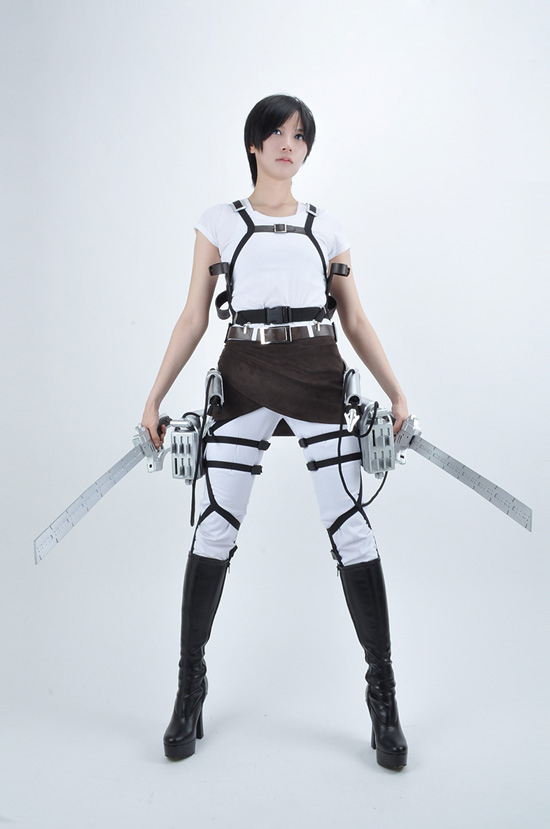 Attack on Titan Eren Jaeger The Recon Corps Uniform Outfits Cosp
