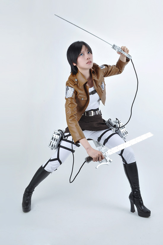 Attack on Titan Eren Jaeger The Recon Corps Uniform Outfits Cosp
