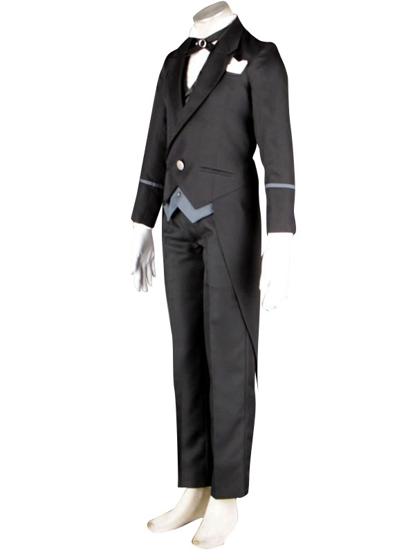 Black Butler Kuroshitsuji Claude Faustus Butler Uniform Suit Cos