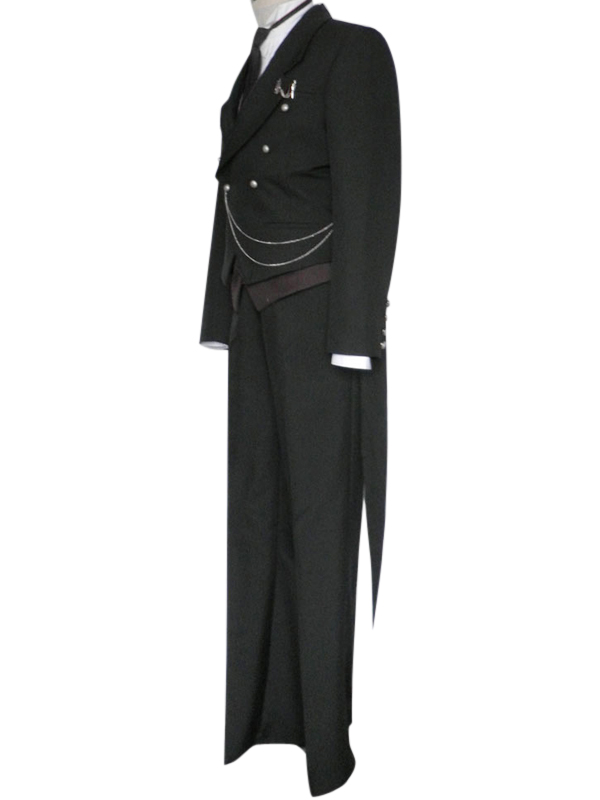 Black Butler Kuroshitsuji Sebastian·Michaelis Butler Uniform Cos