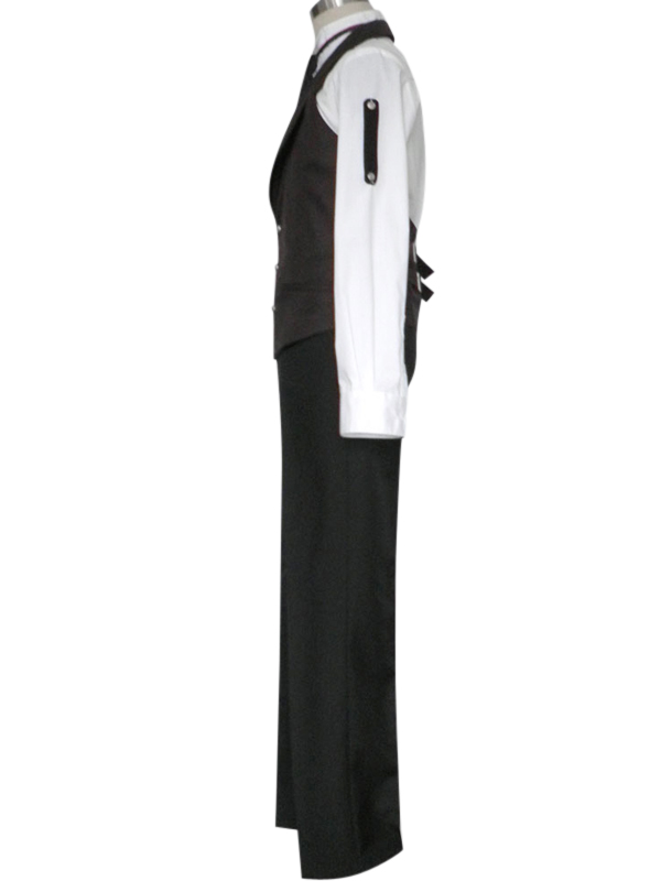 Black Butler Kuroshitsuji Sebastian·Michaelis Butler Uniform Cos