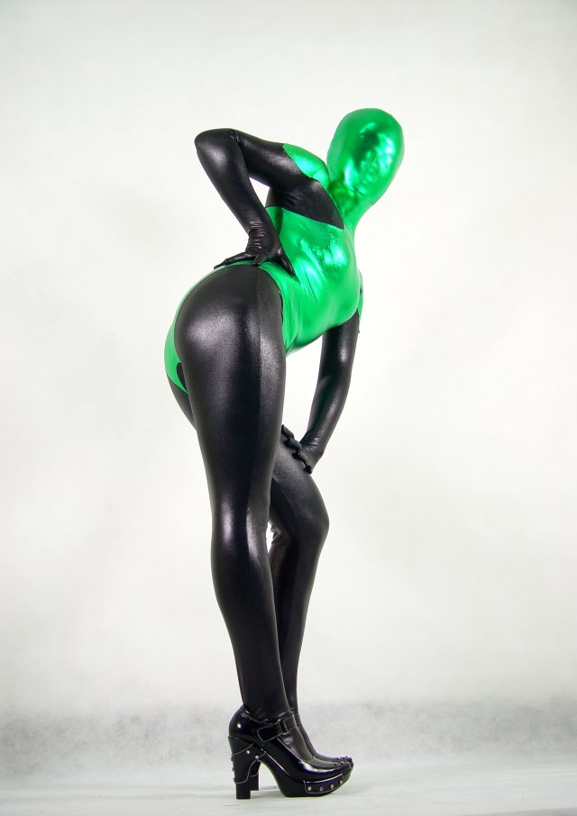 Green Sexy Halloween Costumes For Women Zentai