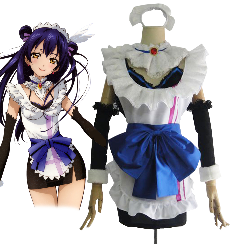 Love Live! Sonoda Umi Maid Cosplay Costume