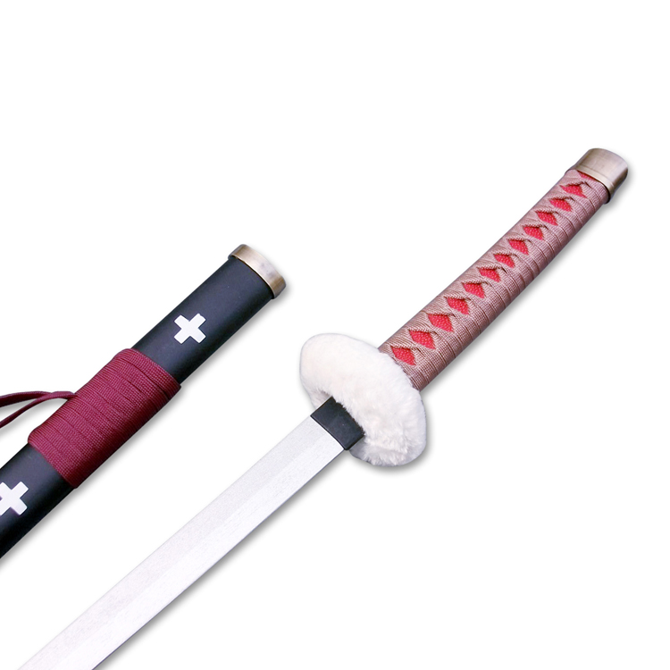 One Piece Trafalgar Law Red Sword Cosplay Wooden Weapons