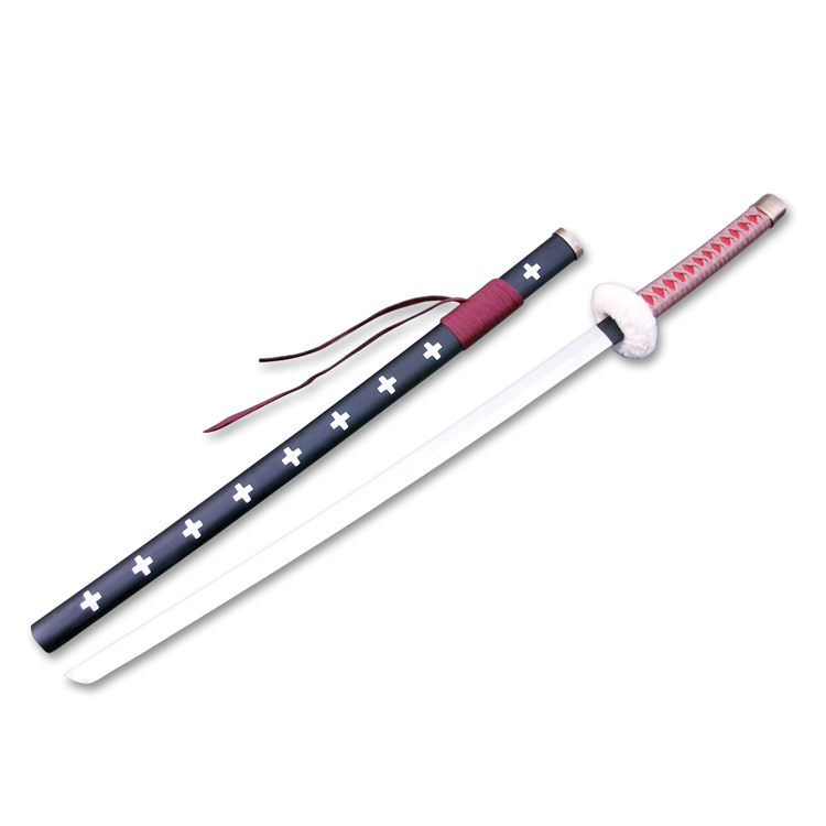 One Piece Trafalgar Law Red Sword Cosplay Wooden Weapons