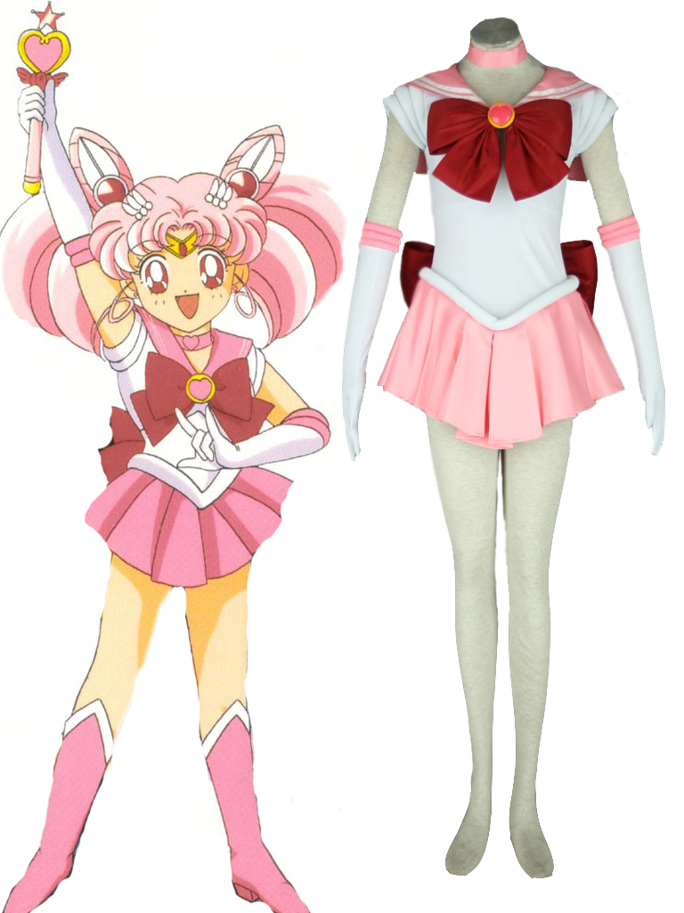 Sailor Moon Chibimoon Chibius Lady Fight Cosplay Costume