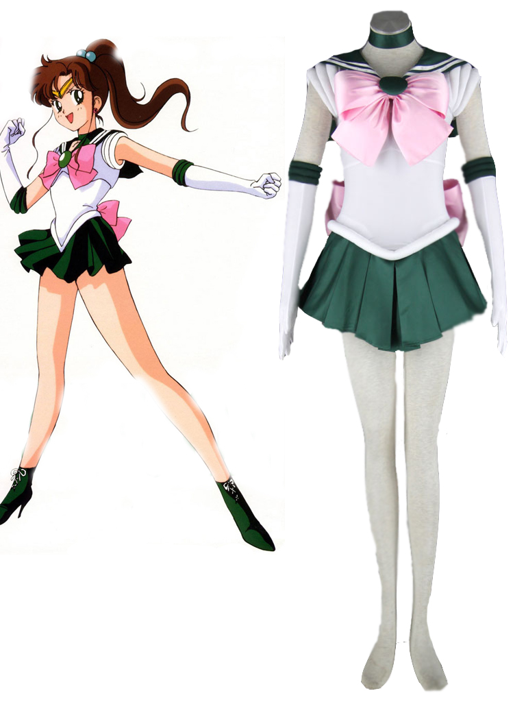 Sailor Moon Kino Makoto Fighting Uniform Cosplay Costume