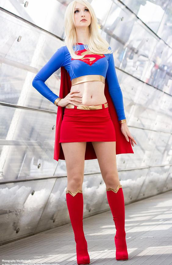 Sexy Tight Supergirl Cosplay Halloween Superhero Costume [SPM1610 ...