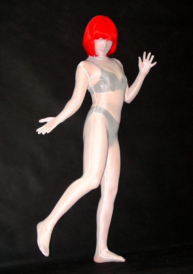 Transparent Silk Lycra Zentai Suit