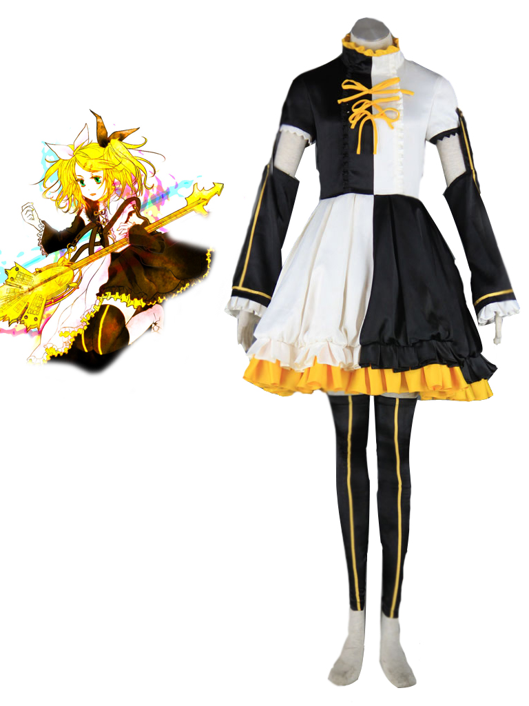 VOCALOID Kagamine Rin Len Nitamago Mix Cosplay Costume