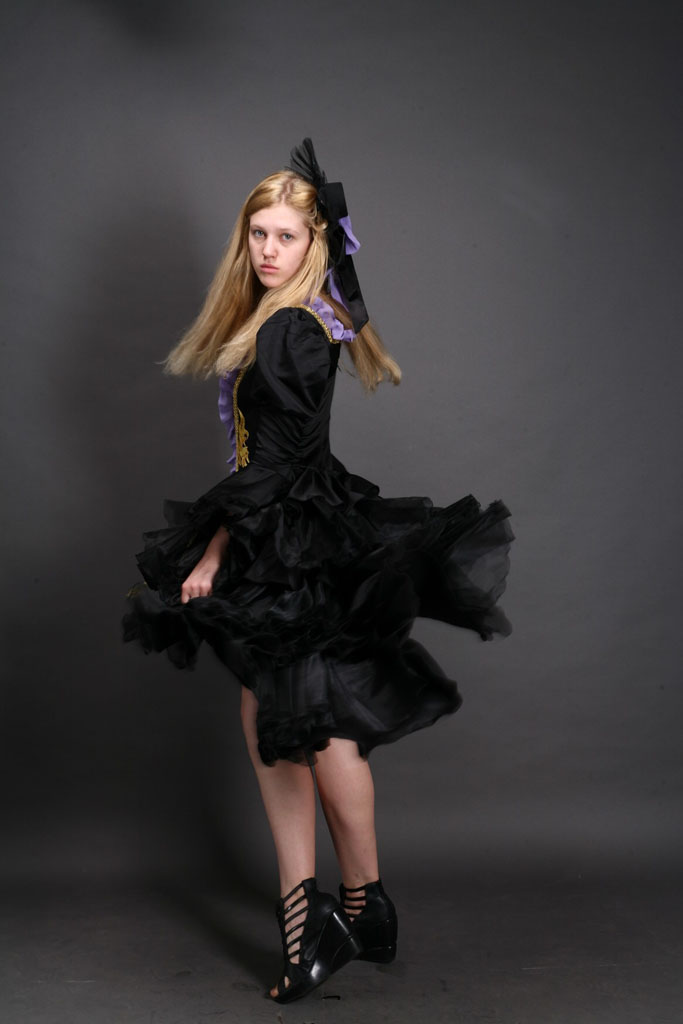 Vocaloid Black Gothic Hatsune Miku Cosplay Costume