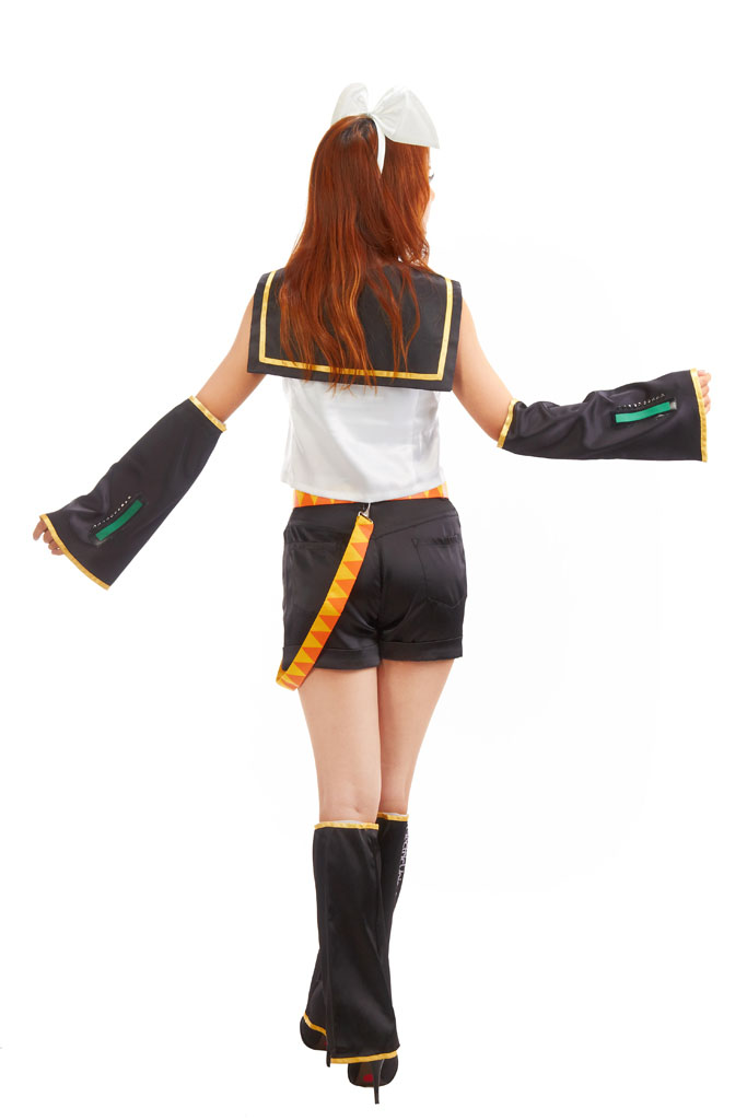 Vocaloid Girl Kagamine Rin Cosplay Costume