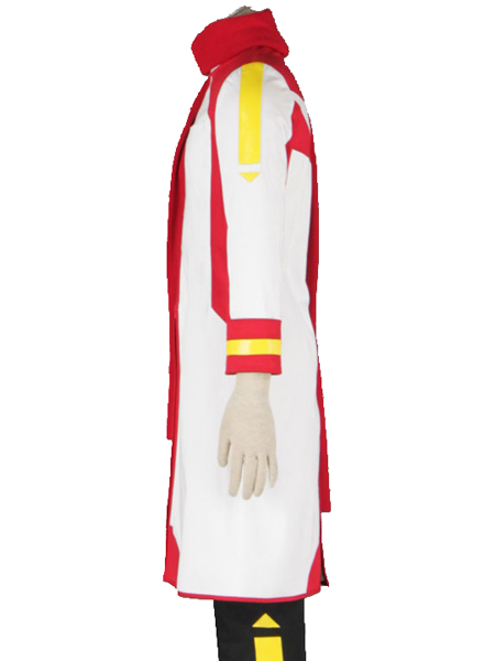 Vocaloid Kaito Cosplay Costume Hallween Uniform Red