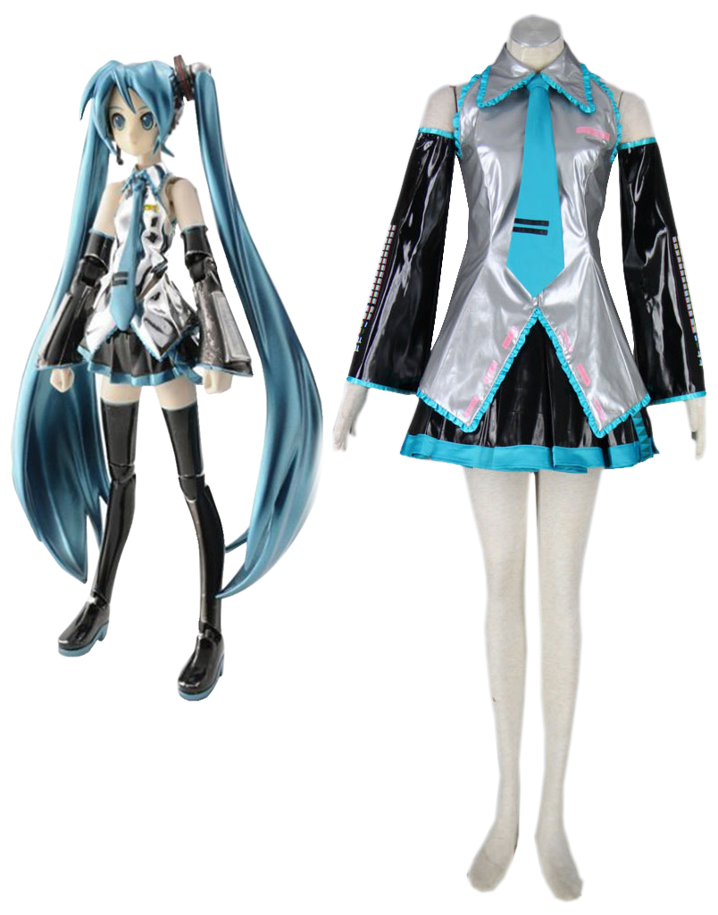 Vocaloid Super Alloy Hatsune Miku V2 Cosplay Costume