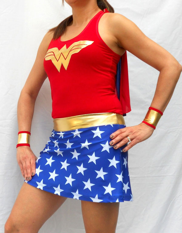 Wonder Woman Spandex Halloween Costume Dress