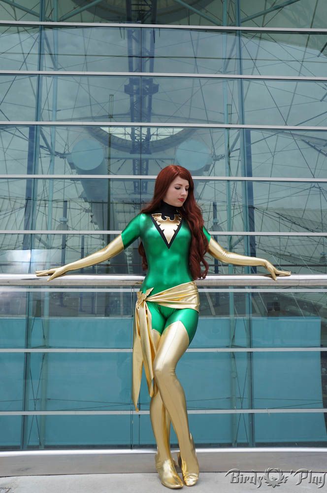 X-Men Dark phoenix Jean Grey Costume Skin Suit