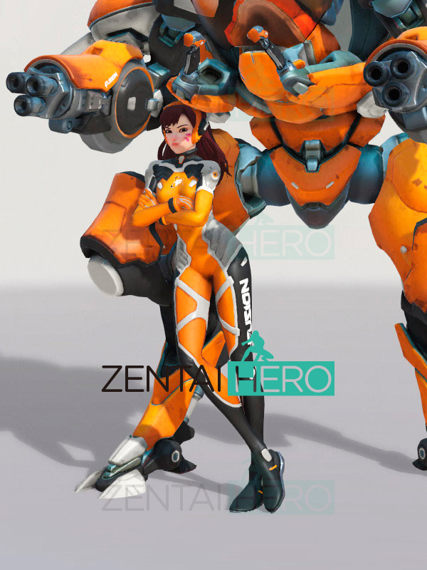 3D Printed D.Va Philadelphia Fusion Cosplay Team Game Costume