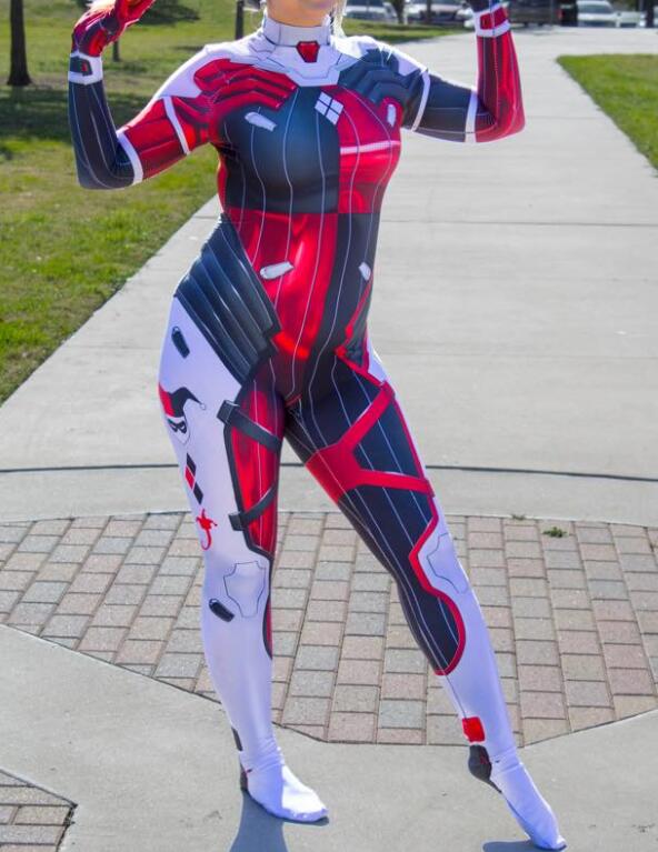 3D Printed Harley & D.VA Classic Harley Quinn Cosplay Costume