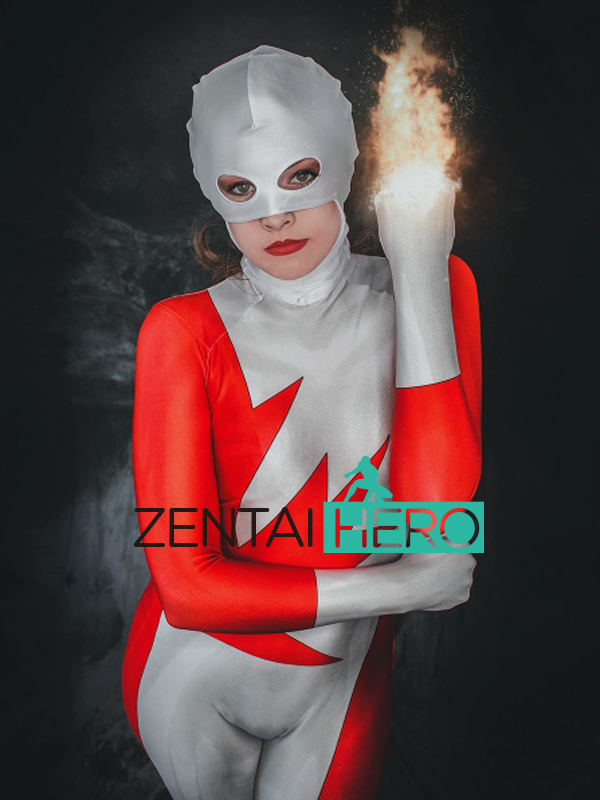 Female Printed Alpha Flight Vindicator Cosplay Suits