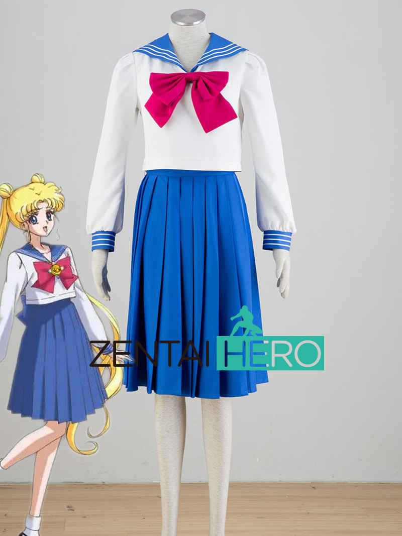 Sailor Moon Tsukino Usagi Sailor School Uniform Cosplay Costume