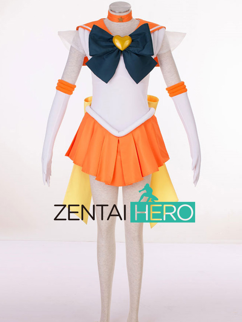 Sailor Moon Super S Minako Aino Fighting Uniform Cosplay Costume