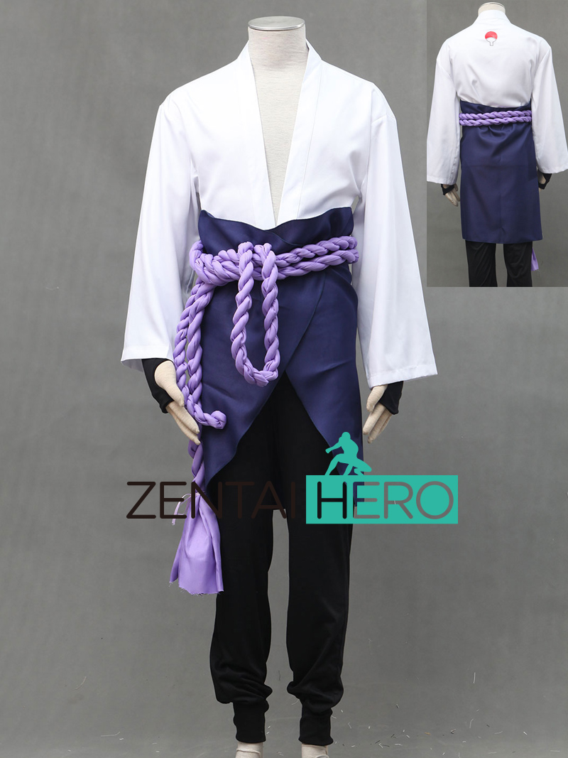 Naruto Uchiha Sasuke Cosplay Costume V3