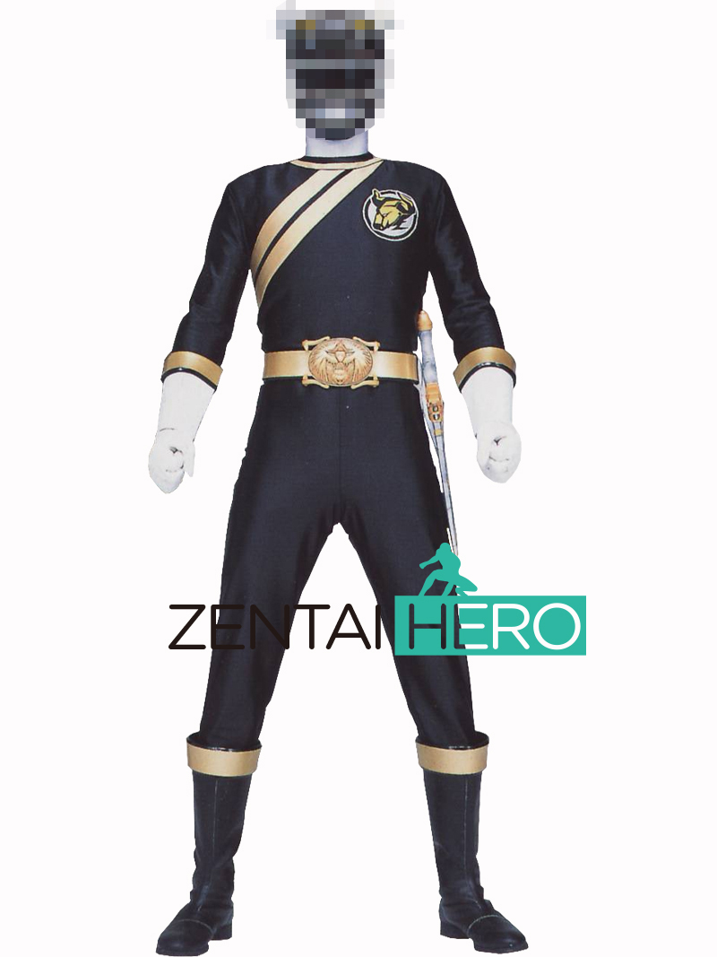 Gaoblack Hyakujuu Sentai Gaoranger Cosplay Costume No Helmet