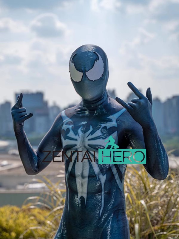 Printed Insomniac Spider 2 Venom Cosplay Costume