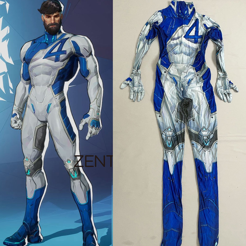 New Rivals Mr Fantastic Four Printing Cosplay Costume