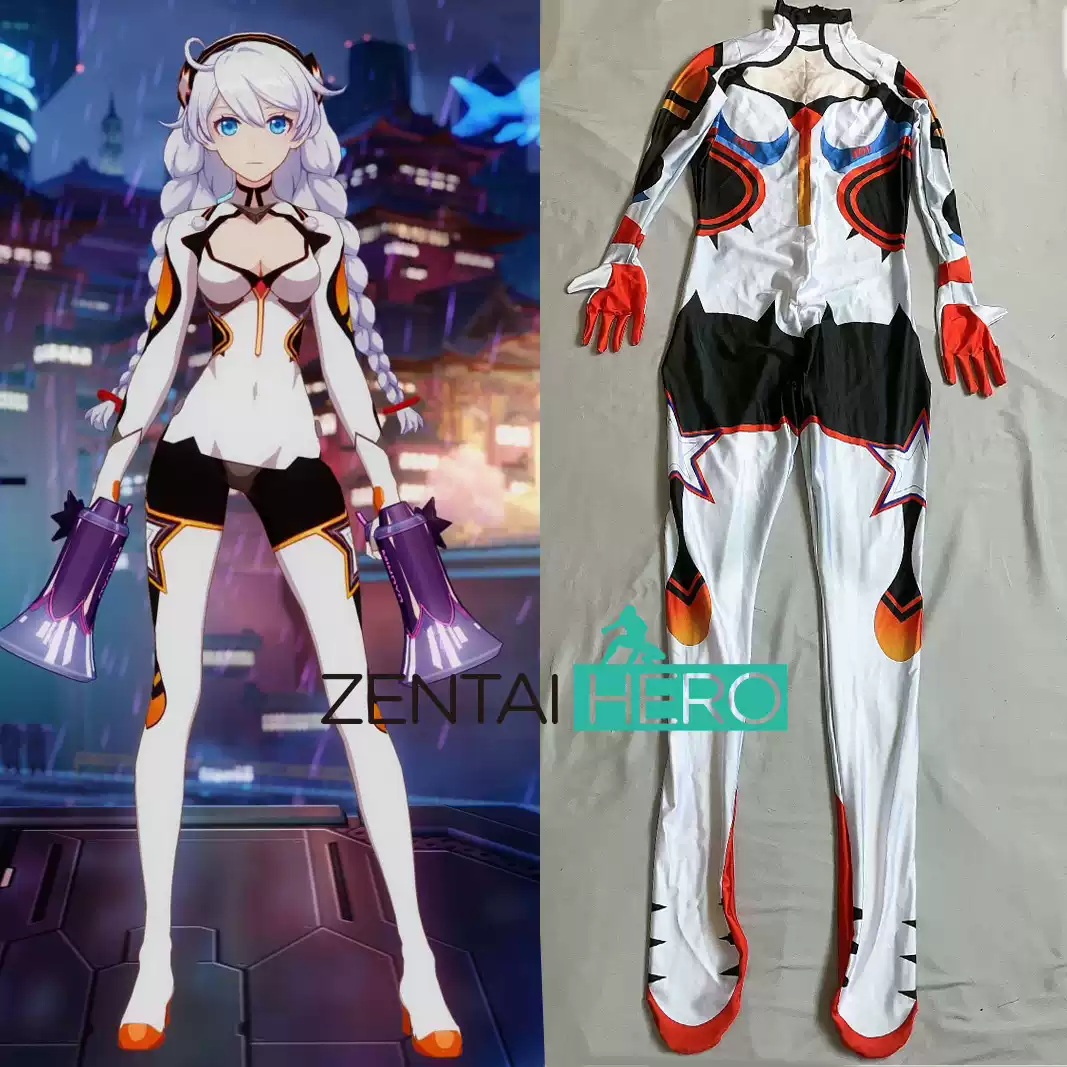 Sexy Girl Kiana Kaslana Cosplay Costume