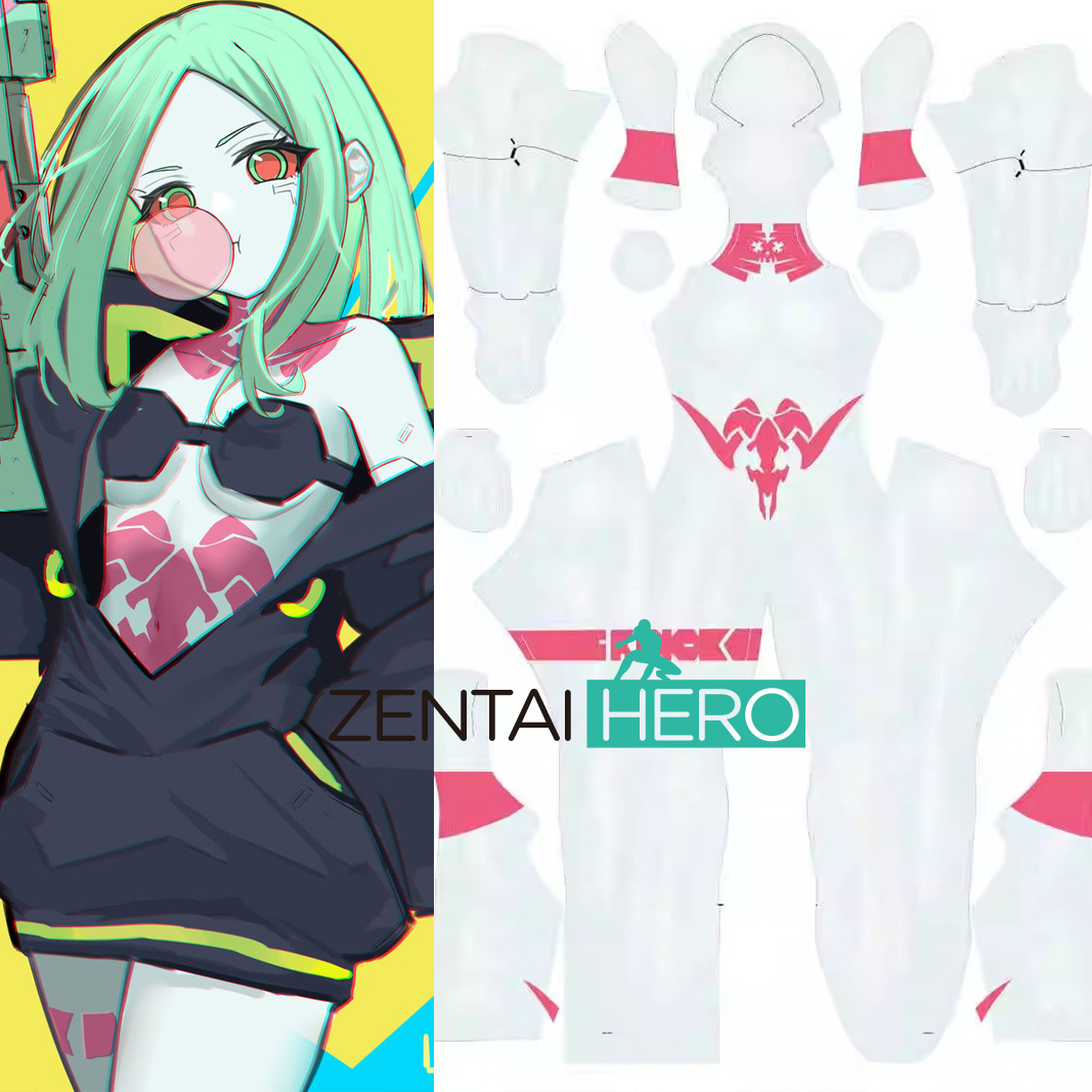 Sexy Girl Printing Rebecca Cosplay Costume
