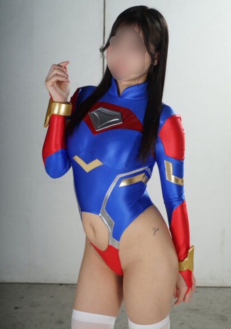 Super Sexy Heroine Royal Blue Lycra Spandex Leotard Super Sexy Heroine Royal Blue Lycra Spandex Leotard