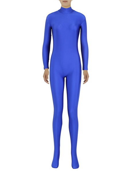 Royal Blue Lycra Spandex Leotard Tights Bodysuits