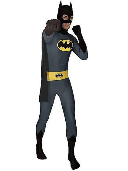 Gray Batman Cosplay Costume With Cape