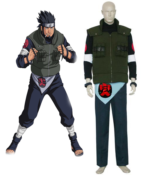 Naruto Sarutobi Asuma Cosplay Costume